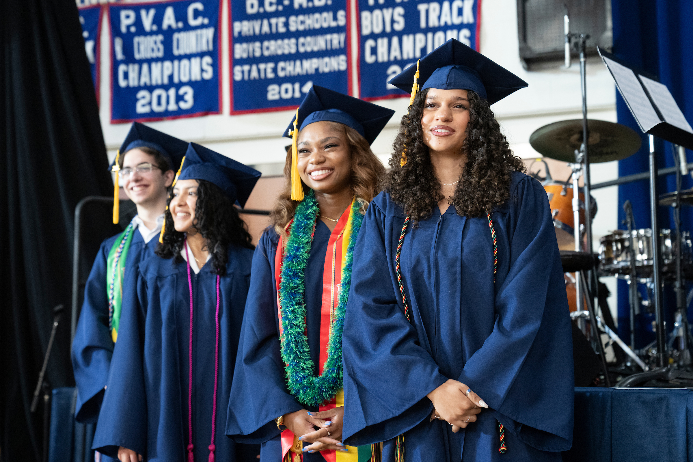 photo of student graduating on graduation day